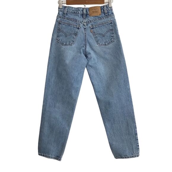 Levi’s Jeans 550 Orange Tab Vintage Mom High Waist Straight Leg Size 27 X 28 - Picture 3 of 14